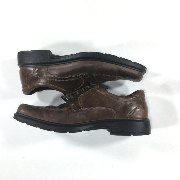 ECCO Helsinki Lace Up Oxfords EUR 45 US Men\'s Size 11 Brown Bicycle Toe main image 9
